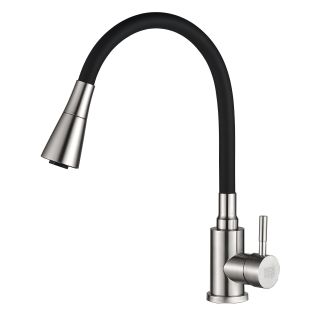 Смеситель для кухни Boch Mann Mia BN BM10420 с гибким изливом никель